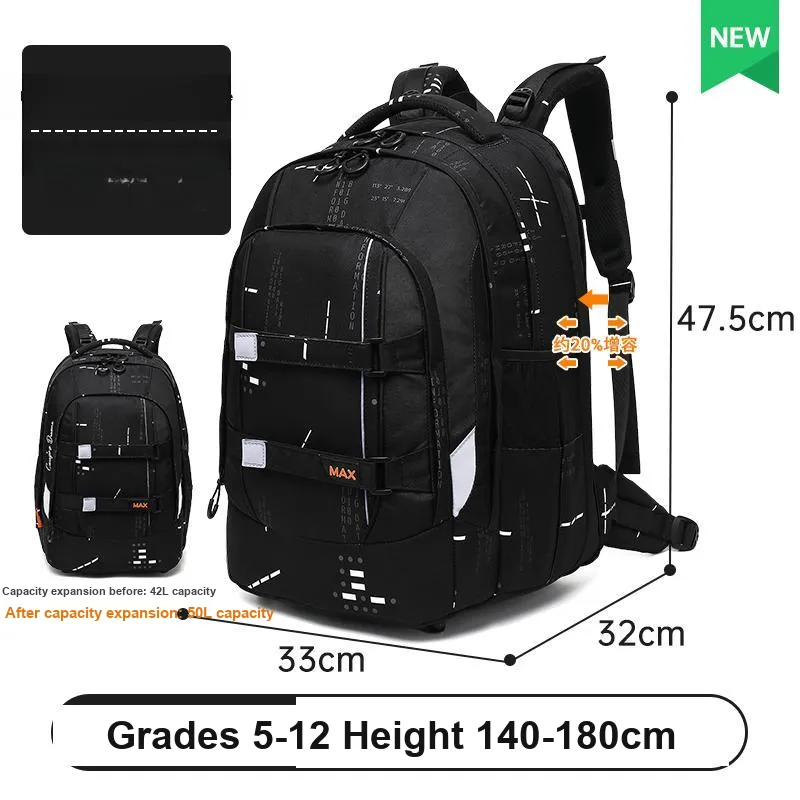 HERDER Polyester Student Bag Large Size-13