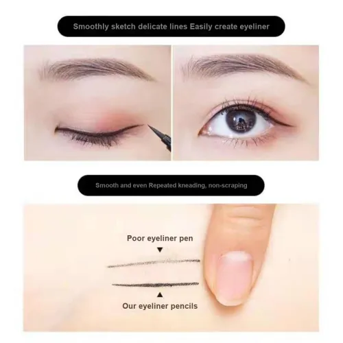 AKF Линия Гладкий Жидкий Eyeliner Водостойкий и Устойчивый к поту