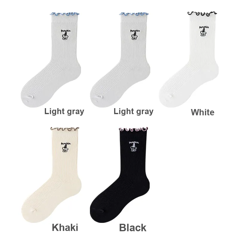 H YXIANG Mid Calf Socks Women's Combo Set-27