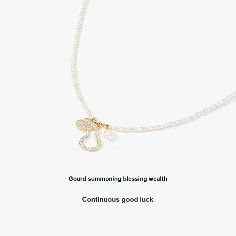 MCK Faux Pearl Necklaces Women's-2