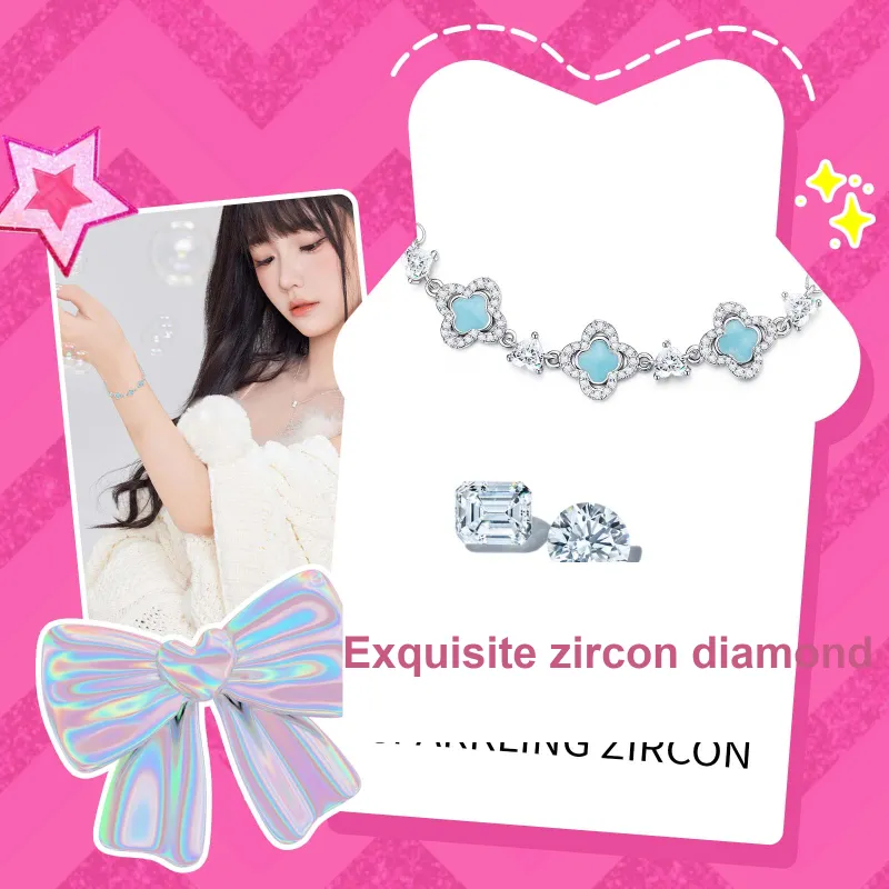 Barbie Synthetic Cubic Zirconia Bracelets Women's-4