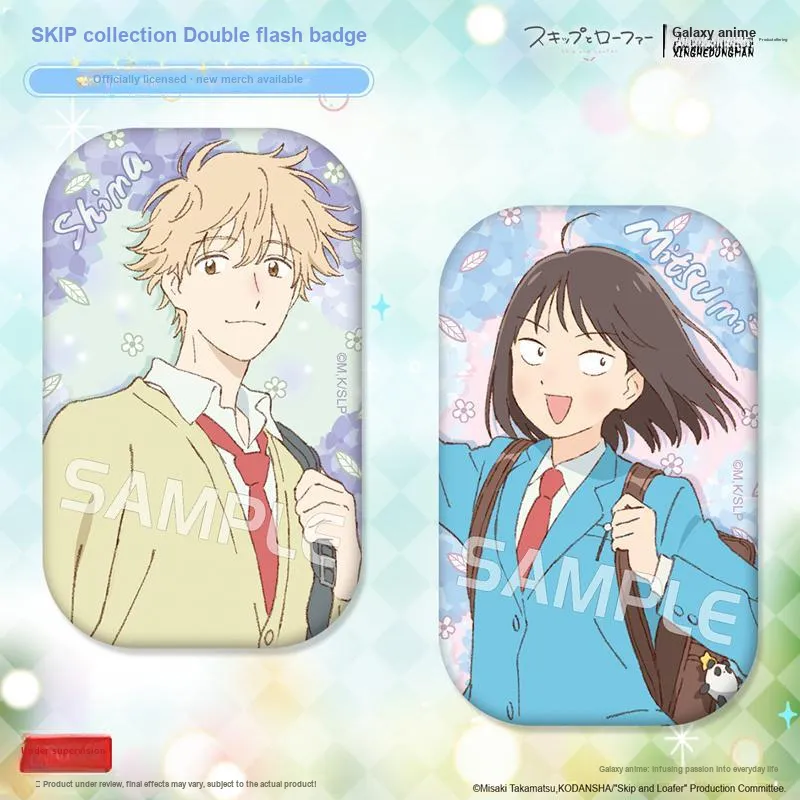 Xhdm Skip And Loafer Skip Collection Lain Iwakura Mizuki Shima Akira Style Decoration Stickers Badges-5