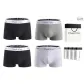 80S Multicolor Yarn Long-Pile Combed Cotton[Black+Black+Gray+White]4-Pack Gift Box Set