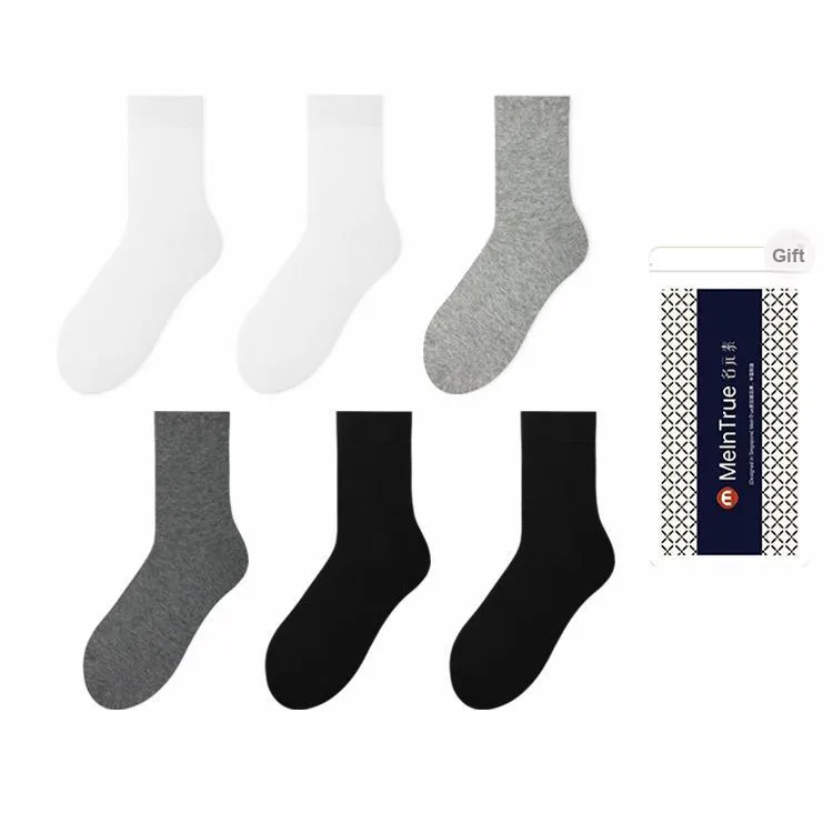 The First Name Element Mid-Calf Socks Men's Shopping Bag 6 Pack-4