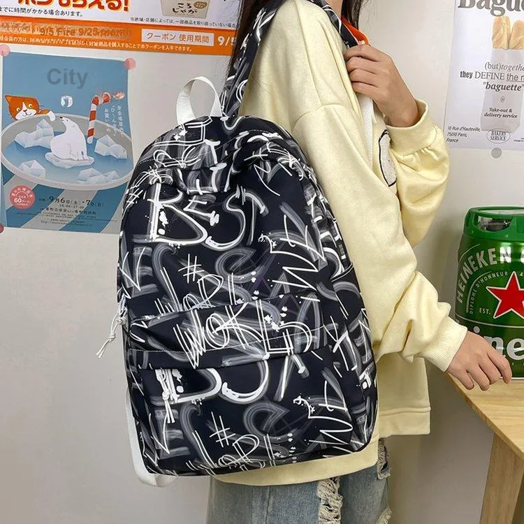 NX DOUGHNUT Nylon Travel Bag Versatile Students Backpack Backpack Regular Unisex Multicolor-1
