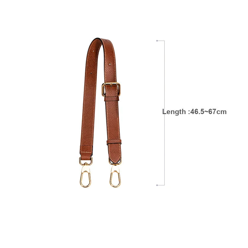 FANJI One Shoulder Strap Conversion Bib & Brace Hardware Accessories Unisex Brown-1