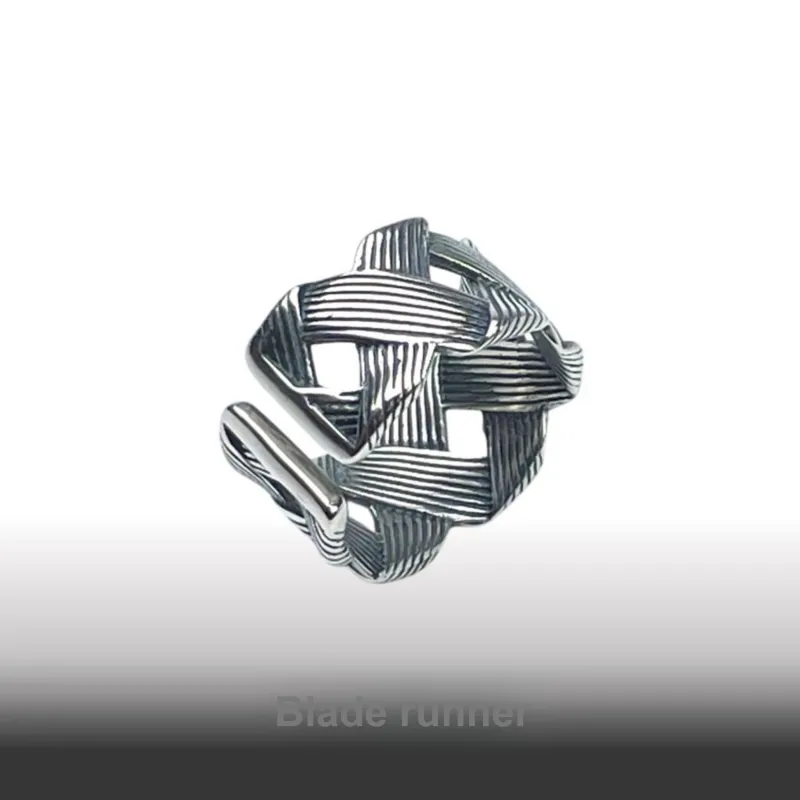 SHIYI N CIFANG 925 Sterling Silver Rings Men's-2