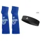 Blue Arm Guard+Headband