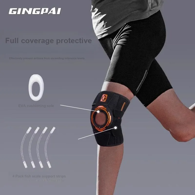 Competition Phantom Collection Soccer Basketball Badminton Unisex Polyamide Elastane Silicone Knee Pads-2