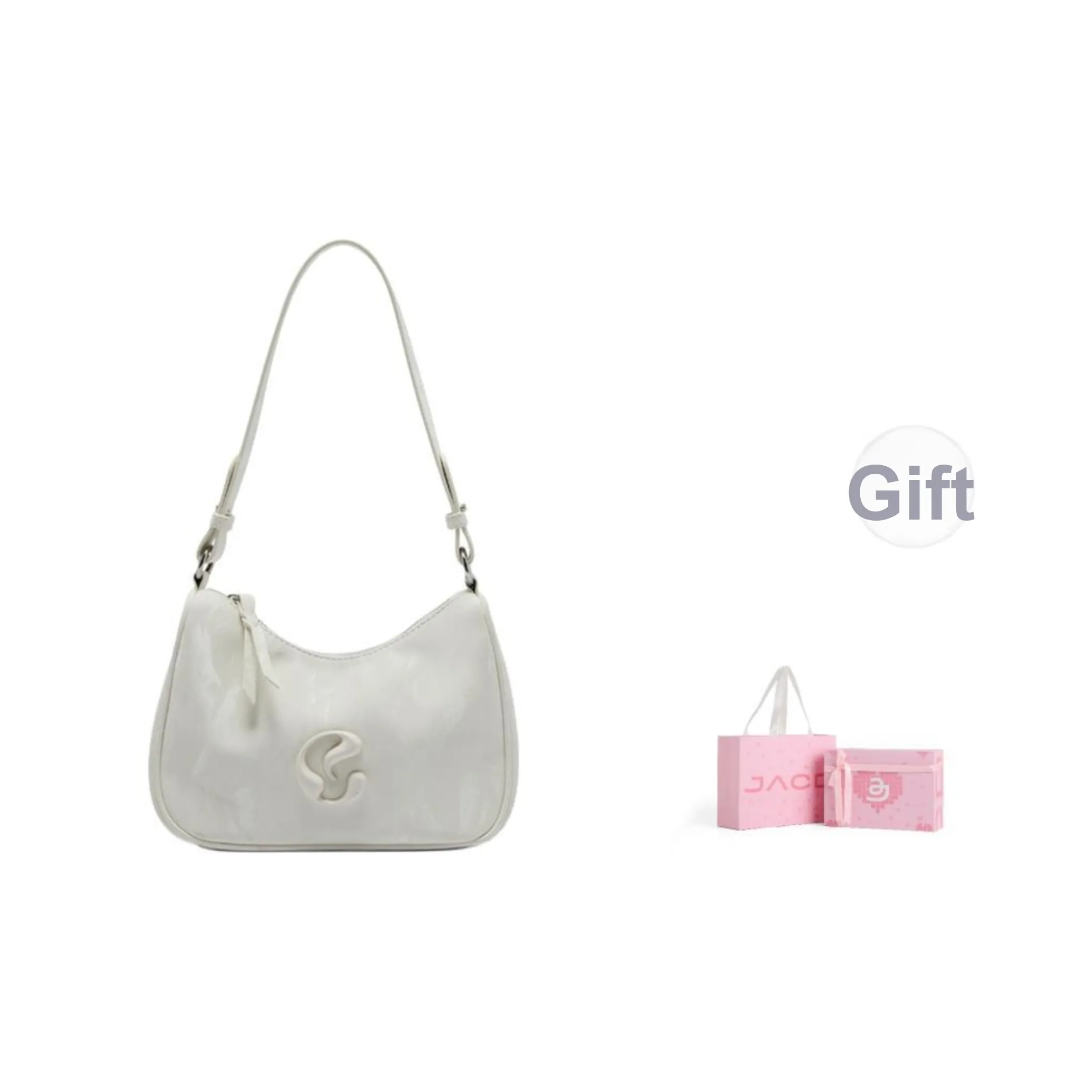 JACD PU Handheld Handbag Shoulder Bag Regular Women's Cool Mint/White/Black