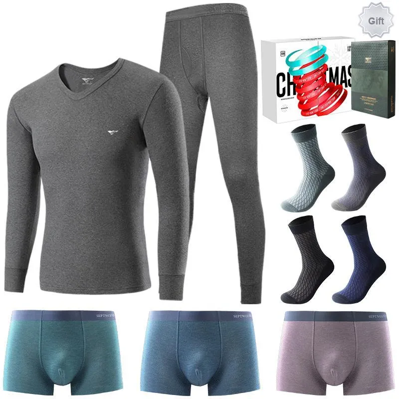 SEPTWOLVES Fall And Winter Thermal Set Men's-137