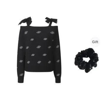 Three Quarters Sweater Women's Black