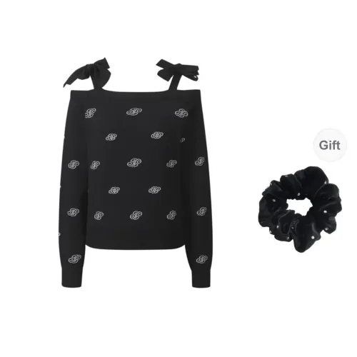 Three Quarters Sweater Women's Black