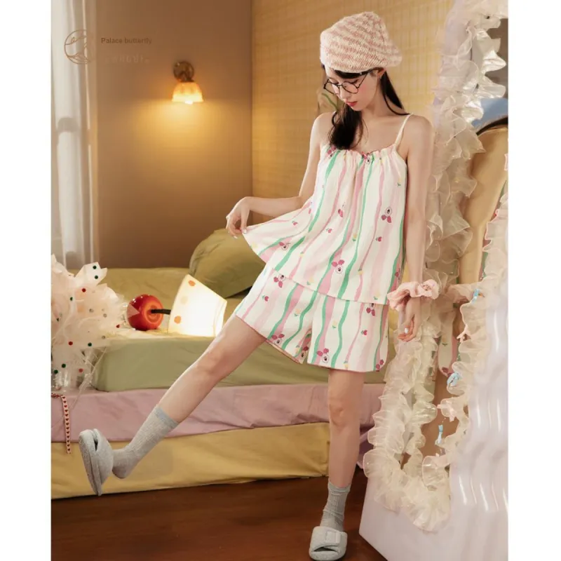 Gongdie x Disney Pajama Set Women's Gift Box Set Pink-3