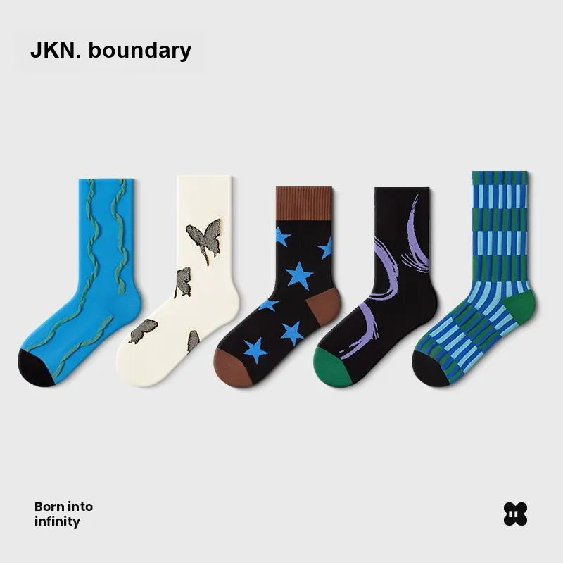 JKN Unisex Mid Calf Socks-1