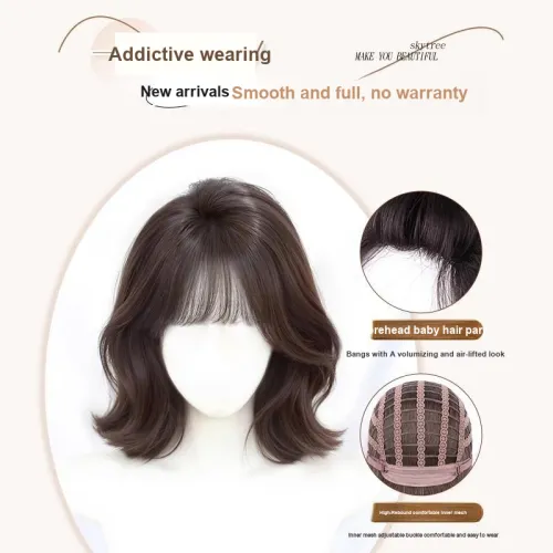 TIANKONGSHU Озорной Outward Кудрявые Парики с Волосами для Женщин Кудрявые Волосы Белок Волокно Стиль BOB Стрижка Cut