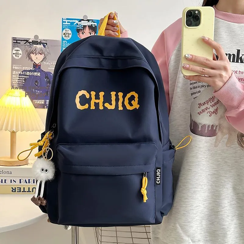 Moonshine Nylon Backpack Unisex Blue/Red/Black/Yellow-1