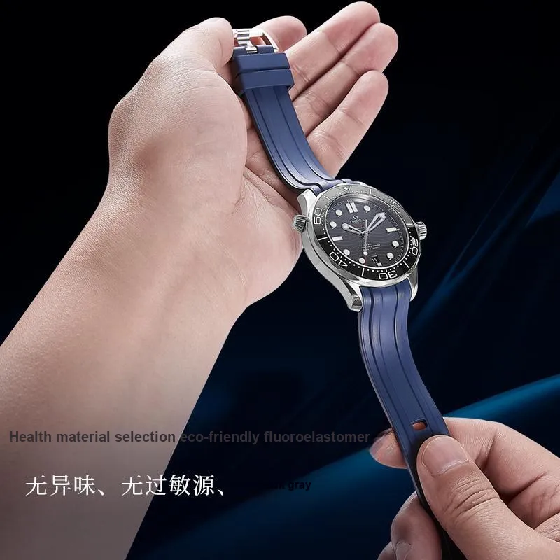 IStrap Omega Compatibility Watch Band 20mm Fluoroelastomer Material-3