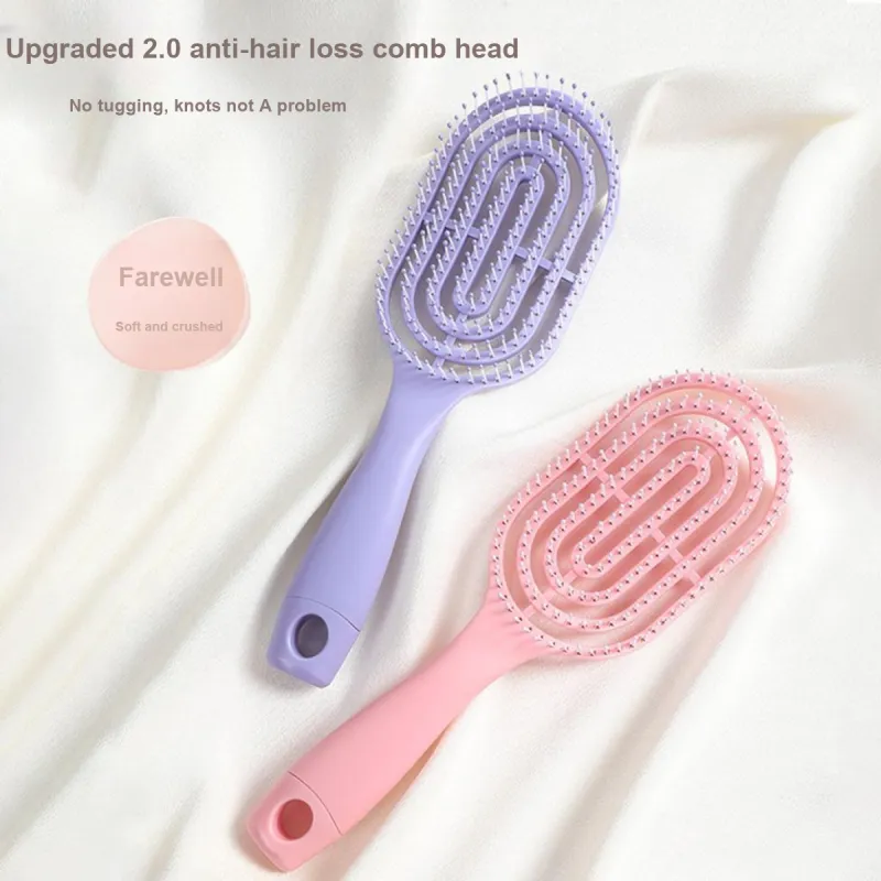 Malian Cut Out Large Bend Airbag Rib Comb Curl Styling Tool For Creating Voluminous Hair With High Crown Effect-1