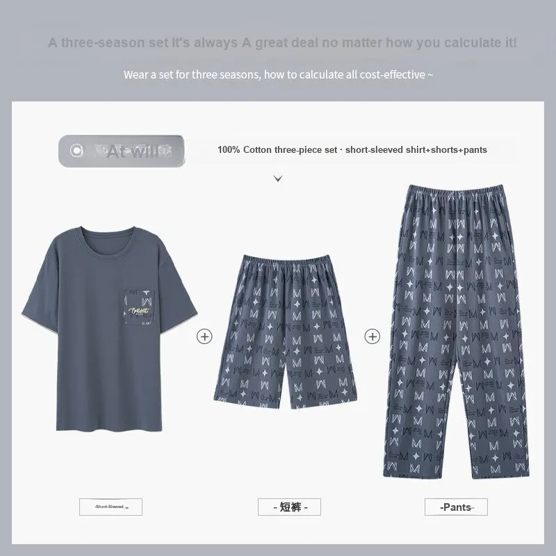 GOSO Pajama Set Men's Slate Gray-3