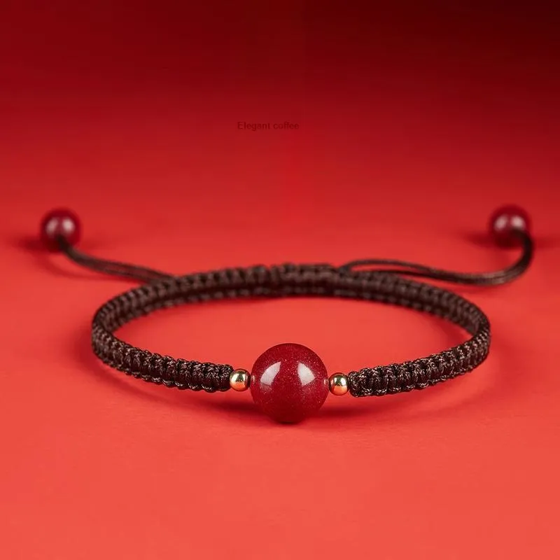DONGFANGJIE Cinnabar Bracelets Unisex-7