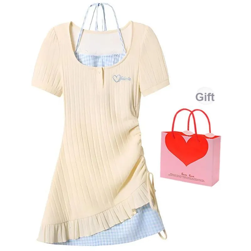 Pa33word Short Sleeved Dress Women's-10