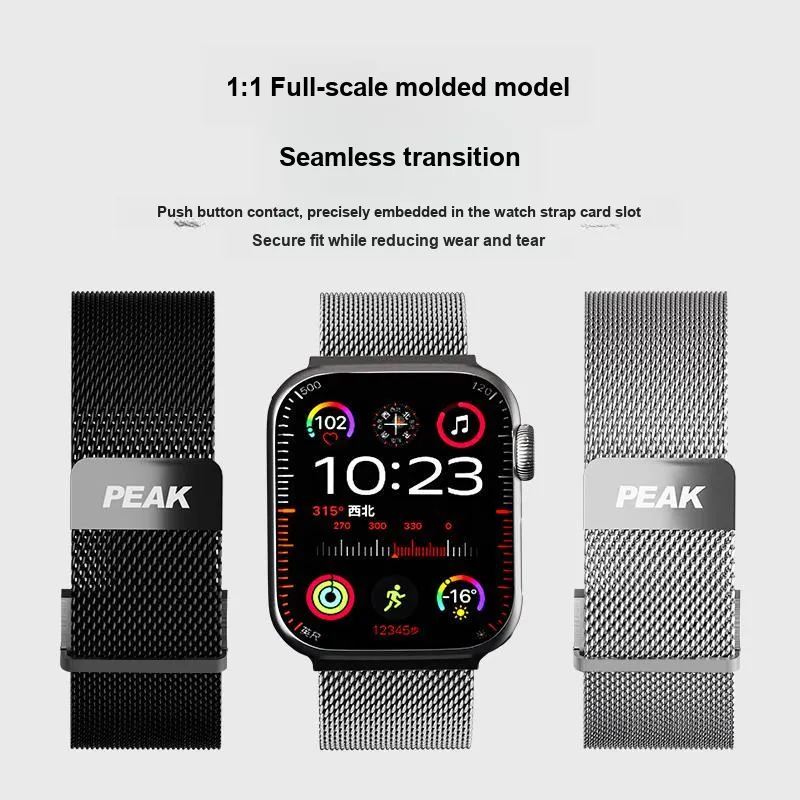 PEAK Watch Band Apple Compatibility Stainless Steel Material-9