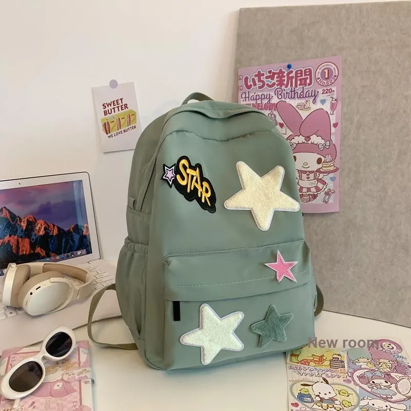 PARK DANCE Nylon Backpack Regular Unisex Multicolor-8
