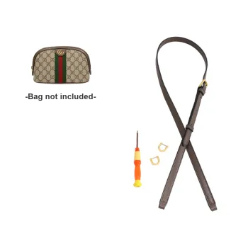 Jingxi Upcycled Crossbody Chain Replacement Accessory Bag Accessory Women's Brown