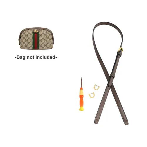 Jingxi Upcycled Crossbody Chain Replacement Accessory Bag Accessory Women's Brown