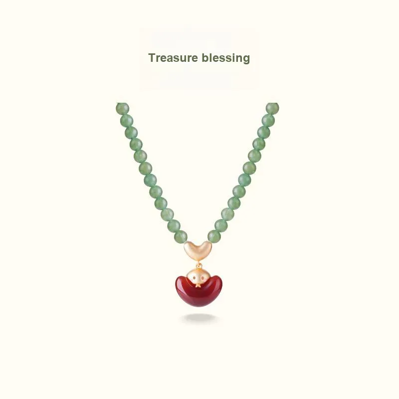 BAODEYI Jade Necklaces Unisex-3