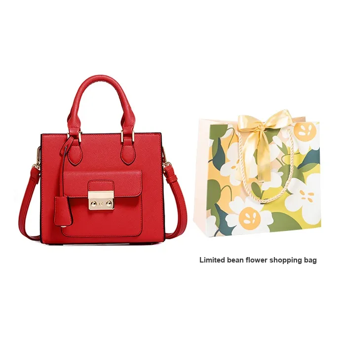 Versman Handbags China Red, Comes With Shopping Bag