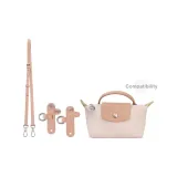 Dusty Pink Silver Buckle Crossbody Shoulder Strap+No-Punching Buckle