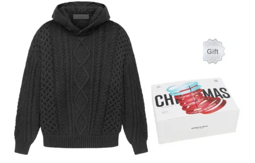 Fear Of God Essentials The Black Collection Series Knitwear Men Jet Black Gift Box Set
