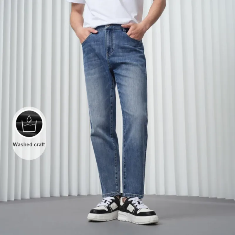HLA Jeans Men Blue Gray Denim Gradient Medium 30-2