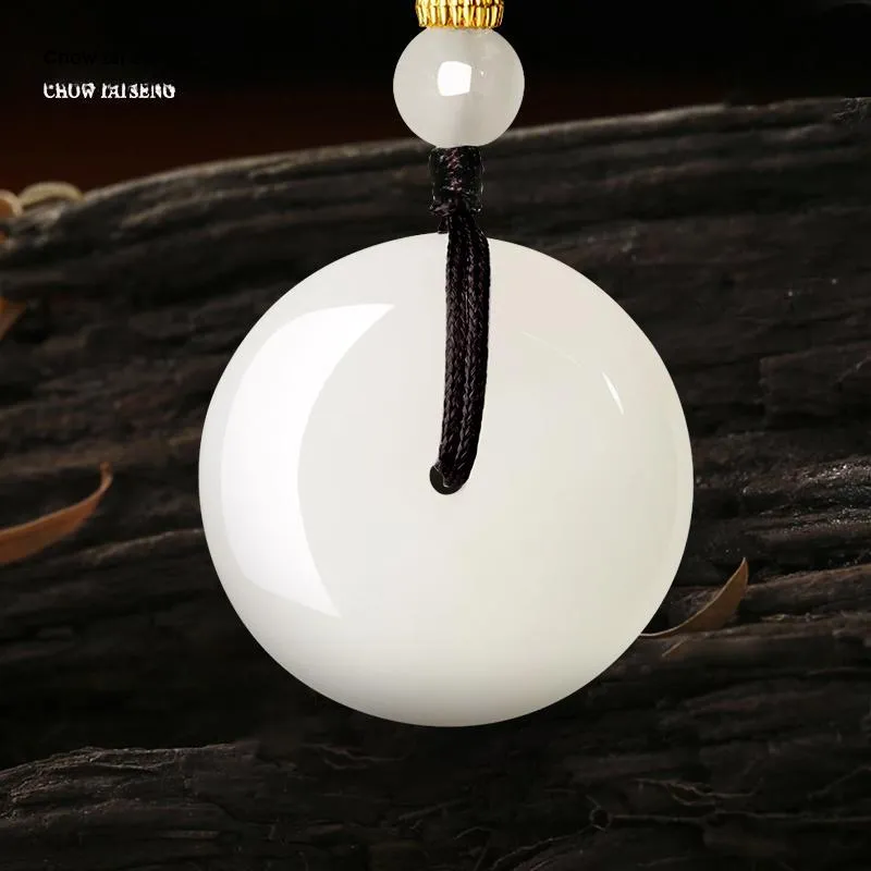 CHOW TAI SENG Hetian Jade Pendants Unisex-9