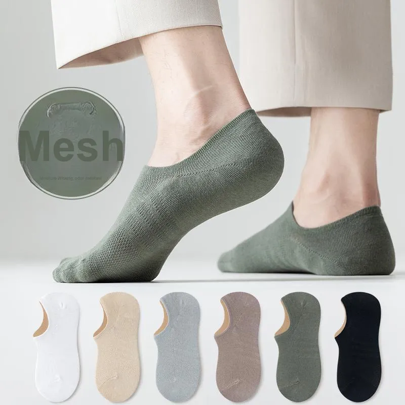 Top Melon No Show Socks Men's 5 Pack-7