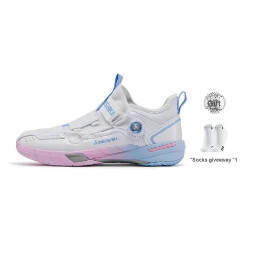 Kawasaki Traverse 2.0 Cushioning, Abrasion Resistant Coverage, Rebound Mid Top Badminton Shoes Unisex