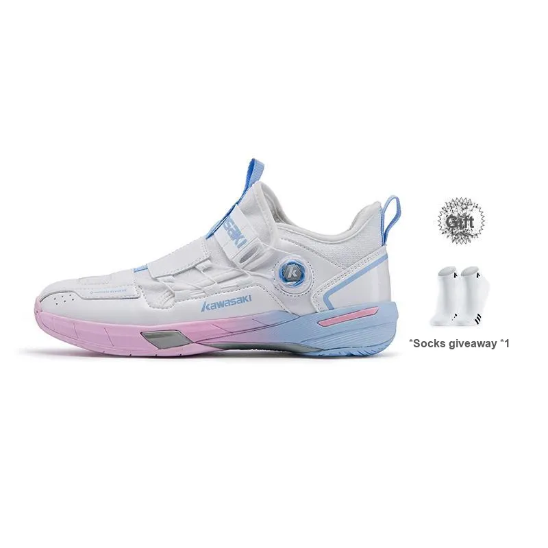 Kawasaki Traverse 2.0 Cushioning, Abrasion Resistant Coverage, Rebound Mid Top Badminton Shoes Unisex-0