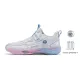 Cross 2.0 Mid White/Dolphin Blue+Badminton Socks