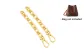 15cm Gold Chain (2 Pack)
