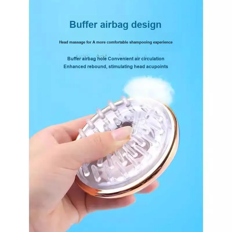 ZHENZI Shampoo Massage Comb Head Cleaning Brushes-11