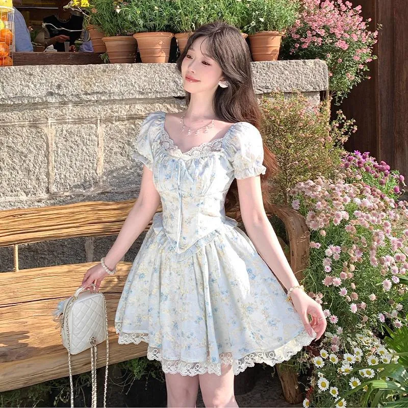 Peaches Peaches Short Sleeved Dress Women's-9