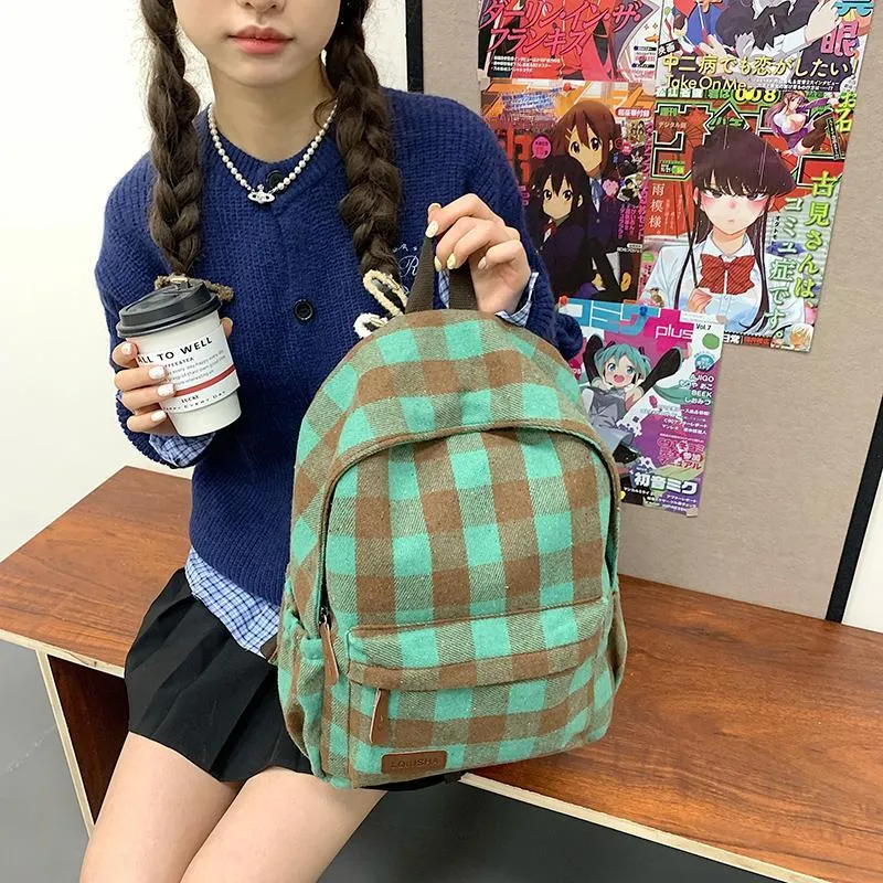 Yalu Nylon Backpack Unisex Multicolor-5