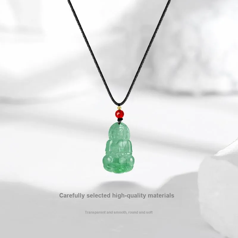 JUICY GRAPE African Emerald Jade Necklaces Unisex-1