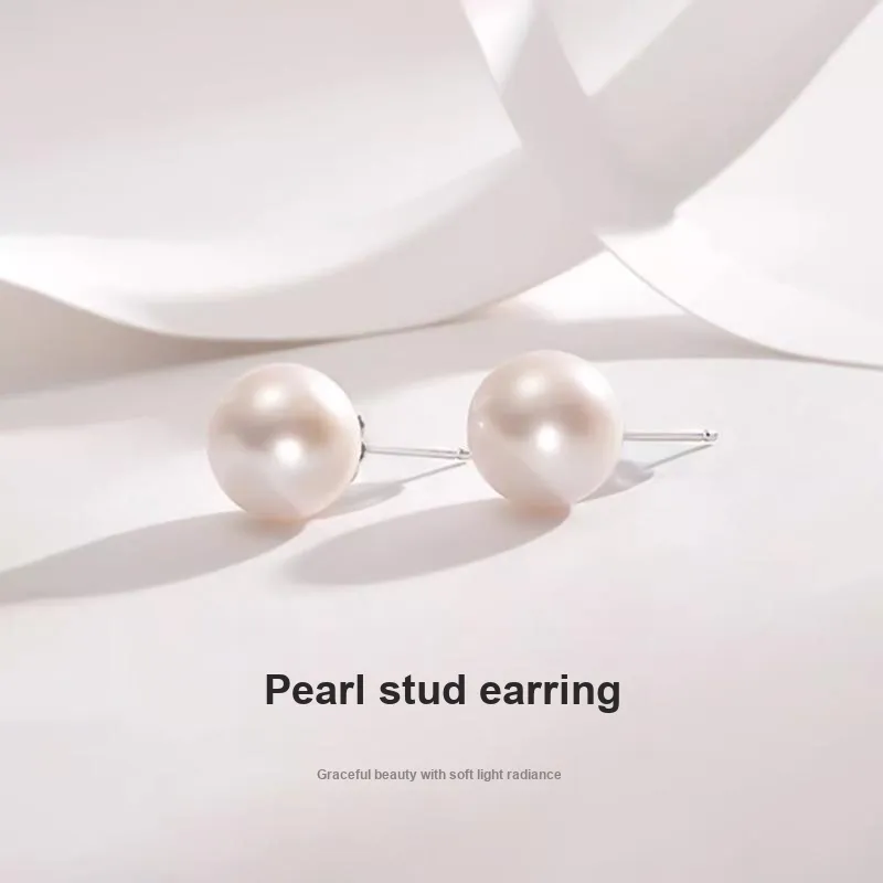 LIU GUI FU JEWELRY Pearl Stud Earrings Women's-1