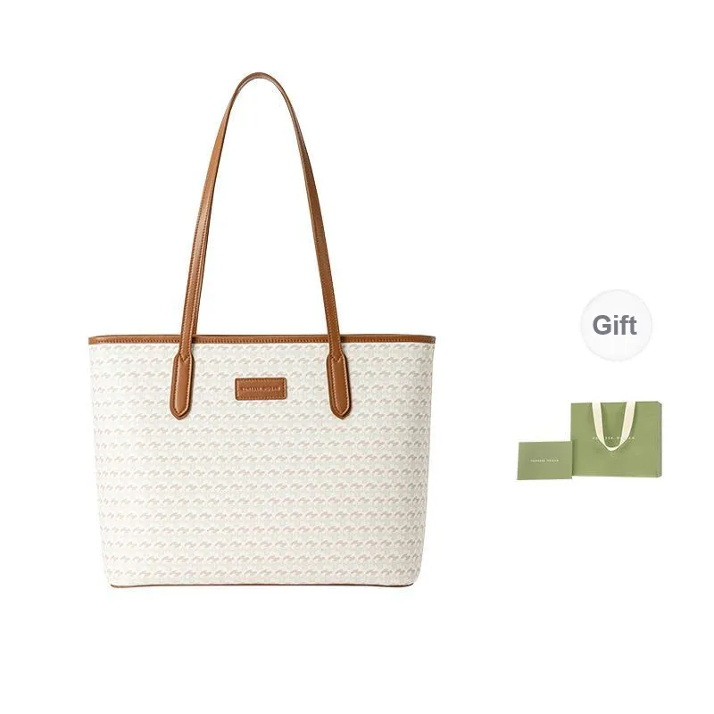 VANESSA HOGAN Polyvinyl Chloride Artificial Leather One Shoulder Tote Handbag Medium Large Women's Pink/Brown-7