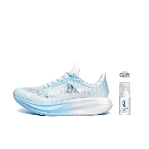 TEPOR Running Shoes Unisex Low Top Misty Blue/Dusk Cloud White/Gradient Black/Ice Blue Pink/Starburst Orange/Duorolan