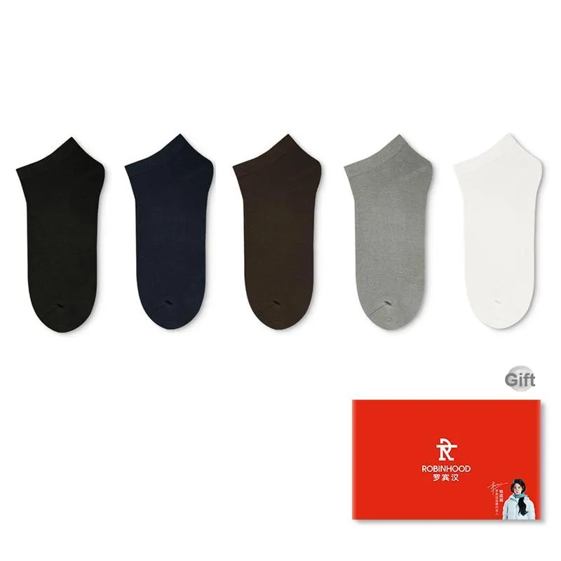 ROBINHOOD Ankle Socks Men's Box 5 Pack-3