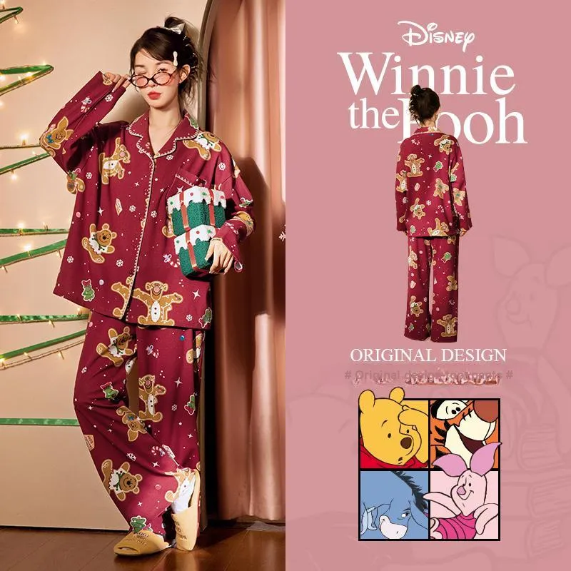 Gongdie x Disney Pajama Set Unisex Gift Box Set Red-1
